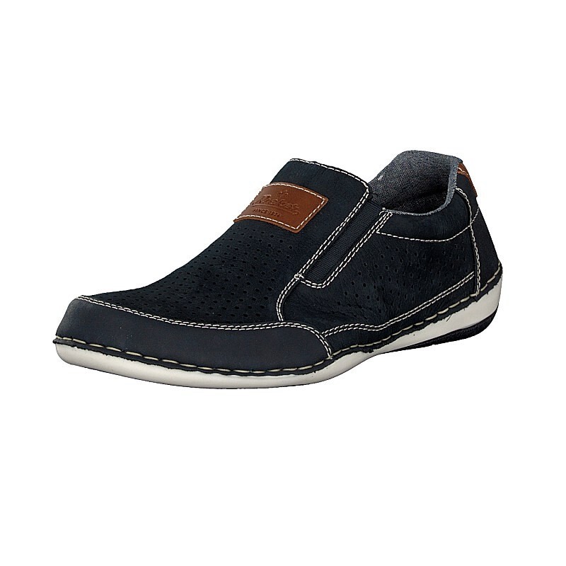 Slip On Rieker B9255-14 Para Homem - Azuis